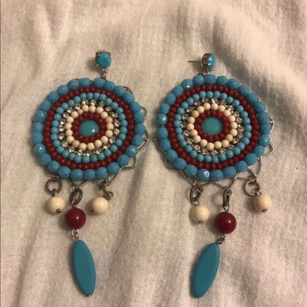 Dream catcher earrings